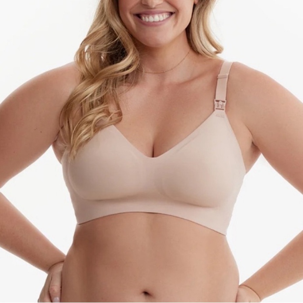 2 Pack Momcozy Nursing Bras Black and Nude 3XL Wireless Ultra Smooth